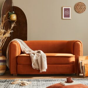 Sofa mini warna orange